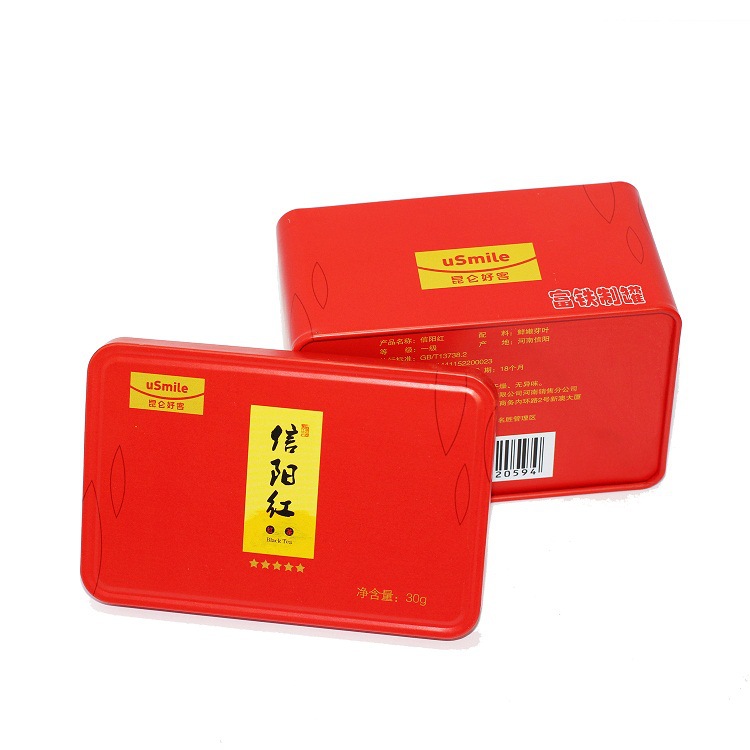 高级绿茶马口铁盒保健品信阳毛尖雀舌茶包装制罐厂家生产