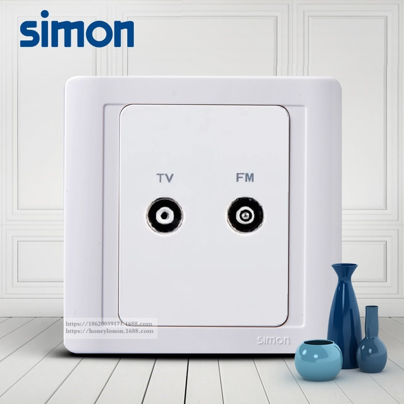simon/西蒙 55系列 串接式电视调频插座N55115