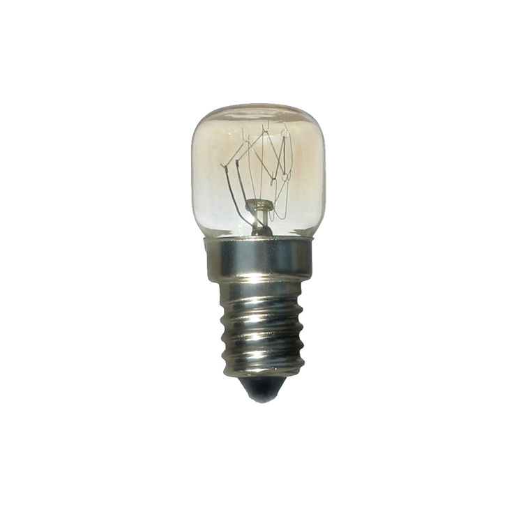 Suministro de bombilla de sal T16 T20 T22 E12 E14 tornillo bombilla de alambre de tungsteno en miniatura pequeña lámpara de oscurecimiento