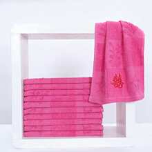 厂家批发纯棉婚庆毛巾喜字红色毛巾礼品面巾结婚回礼大红双喜毛巾