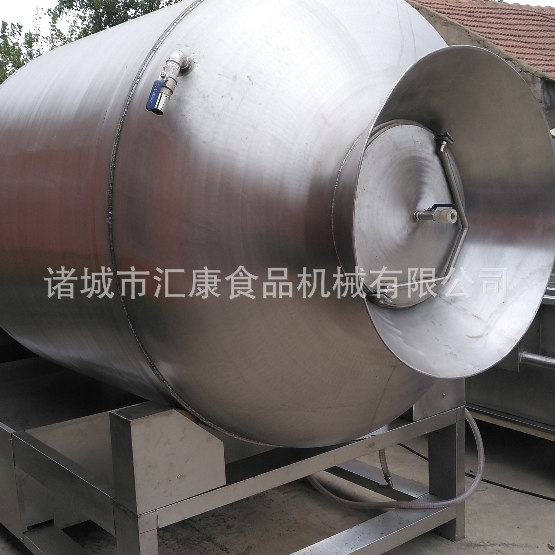 两吨滚揉机 一吨真空滚揉设备  变频调速滚肉机  调速酱菜腌制机