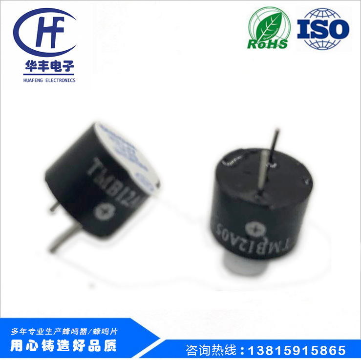 东莞厂家直供5V一体有源蜂鸣器12*9.5MM直流-TMB12A05微型蜂鸣器
