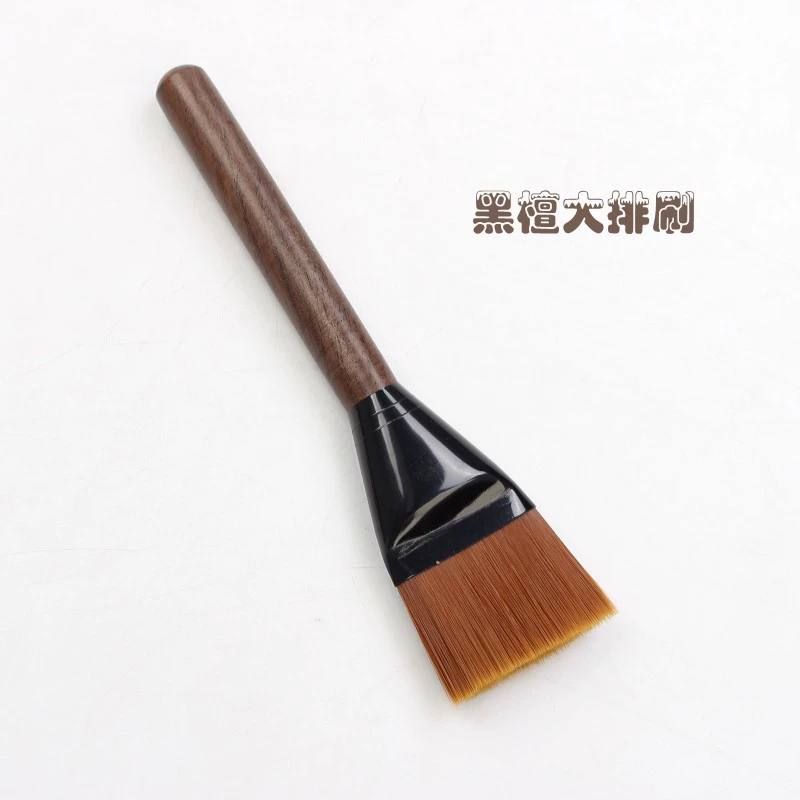 淘瓷八 Ebony Pot Pen Tea Sweeping Pen Tea Brushing Tea Needle Solid Wood Six Gentlemen Household Tea Ceremony Accessories Handmade