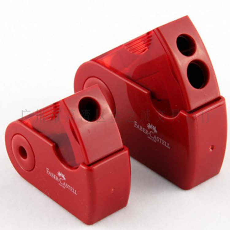 Sacapuntas de lápiz Faber-Jia alemán 1827 Sacapuntas de lápiz de un solo agujero de doble agujero Sacapuntas de lápiz de dibujo de plomo de color Sacapuntas de lápiz de Estudiante