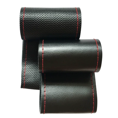 Steering wheel cover four seasons universal cowhide non-slip