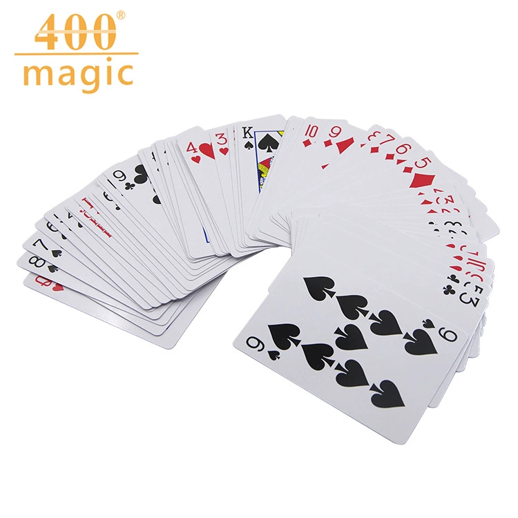 Magic Playing Cards (400magic) Trapezoidal Marked Deck, Durable 300g Paper, Red/Black