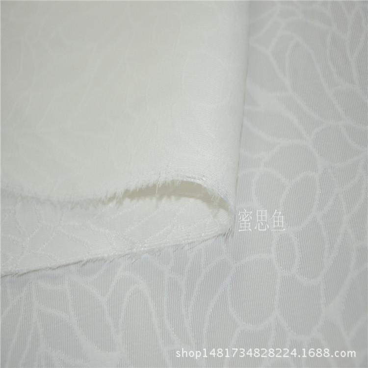 库存现货梭织提花布料经络纹古装戏服舞台服饰面料女装童装服装