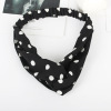 Headband, two-color fashionable retro universal demi-season hair accessory, Korean style