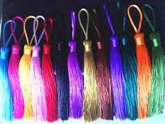 diy手工中國結流蘇批發 車掛飾品配件帶吊線吊須 12cm流蘇穗子直