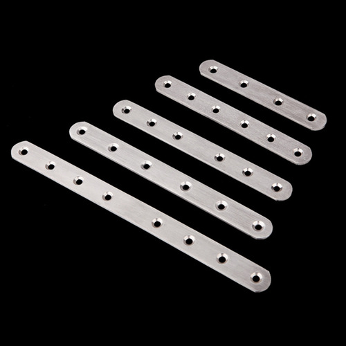 Jinrongda Hardware Stainless Steel Corner Furniture Connectors 180 Degree Thickened Stainless Steel Multi-Specification Angle Iron Wholesale