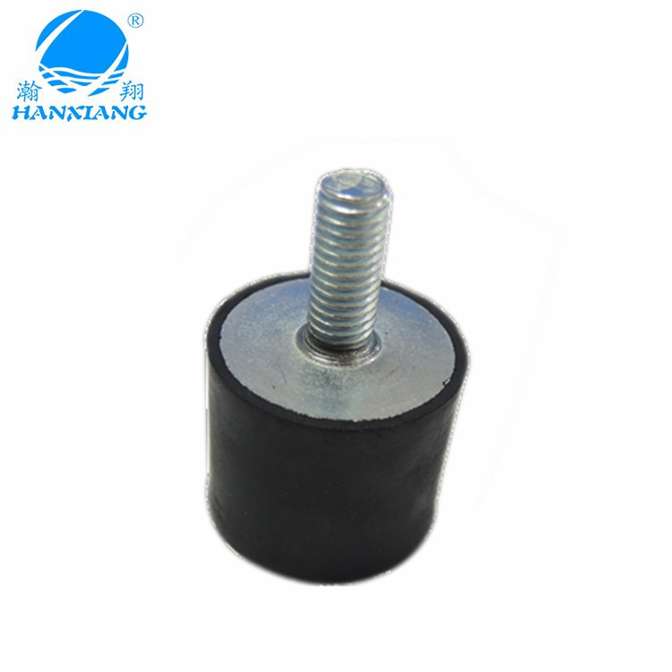 M10的橡胶脚垫 M12的橡胶脚垫  圆柱形 一头螺丝 一头螺母 锥形