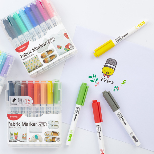 Korean MUNAMI Fabric Marker, Color Pens FABRIC MARKER, Colored MUNAMI 05064