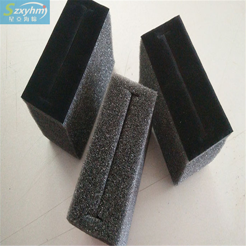 海绵戒指盒内衬白色不贴绒冲压盒子包装成型 防撞减震泡沫棉 硬质