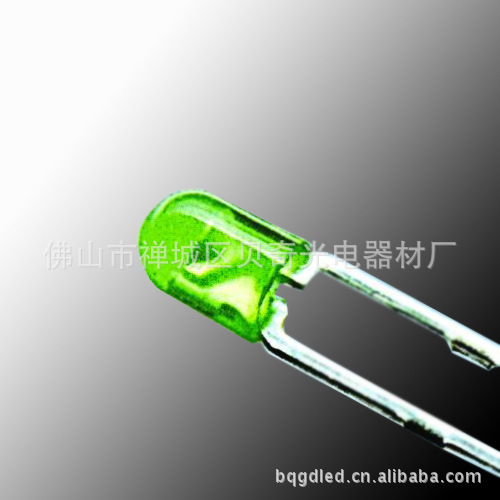 LED照明灯管 视觉光源F5mm高亮度绿色发光LED二极管灯珠厂家批发