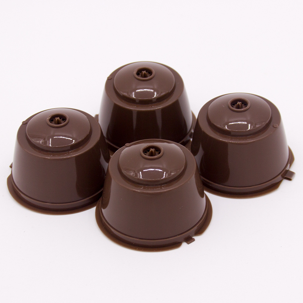 Taza de filtro de café adecuada para Dolce Gusto Duqu KUSI Filtro de filtro de café 4 Pack con cuchara