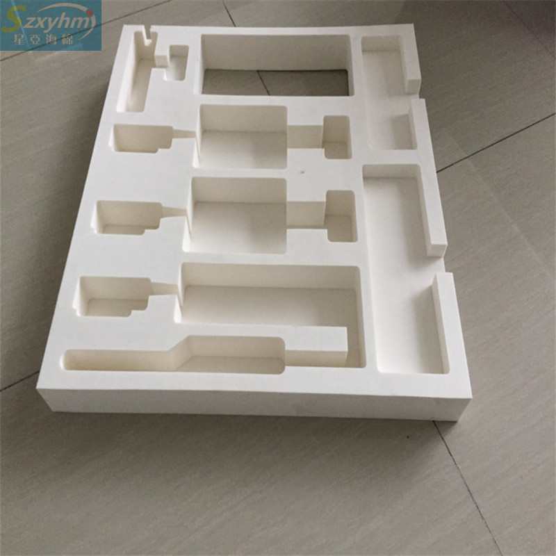 镭射EVA海绵包装LOGO挖槽泡棉内衬彩色定位盒环保制品