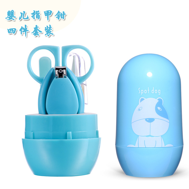 Versión en inglés bebé cortauñas traje bebé cortauñas DE SEGURIDAD cortauñas 4 piezas conjunto barril cortaúñas traje