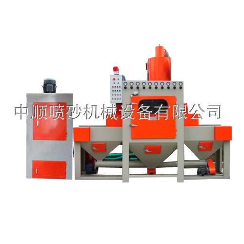 平面自动输送式喷砂机喷砂机厂家ZS-1200SA-10自动干式喷砂机