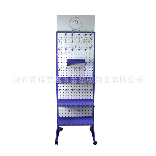 加工生产五金洞洞板展示架服饰服装展示架内衣宣传促销价可定制