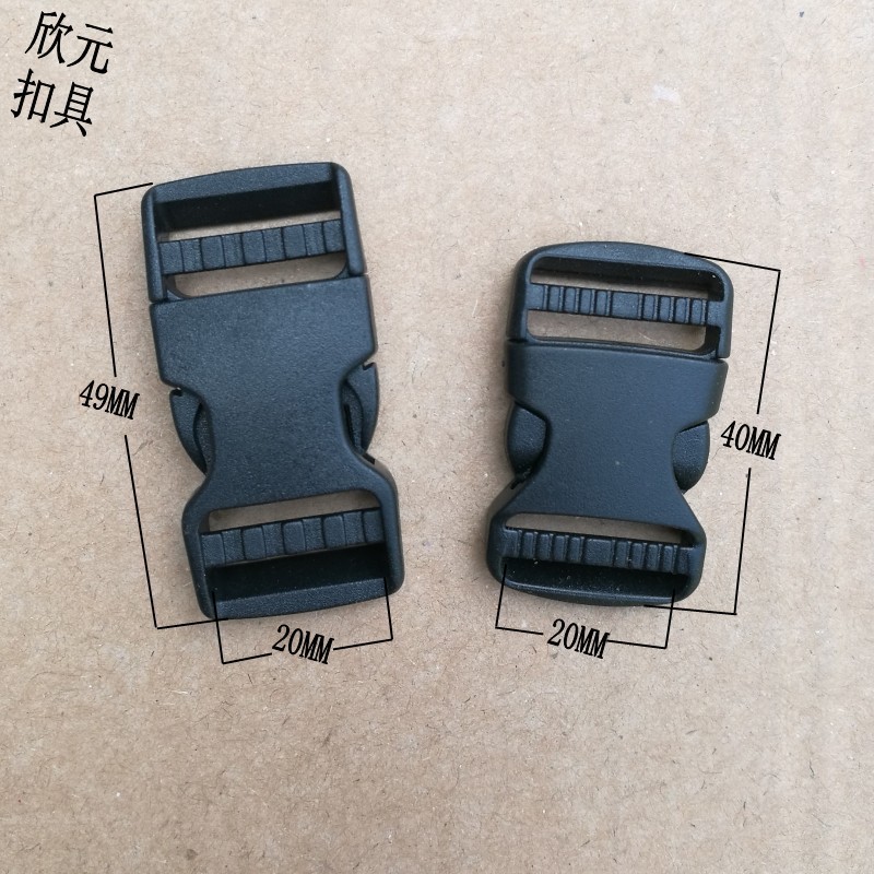 Plastic bag accessory with clasp