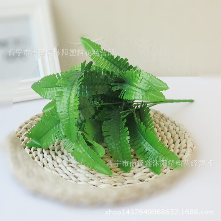 Flor de ingeniería con simulación de flores Hierba persa pequeña simulación de hoja persa flor helecho hoja haz simulación planta accesorios Decoración