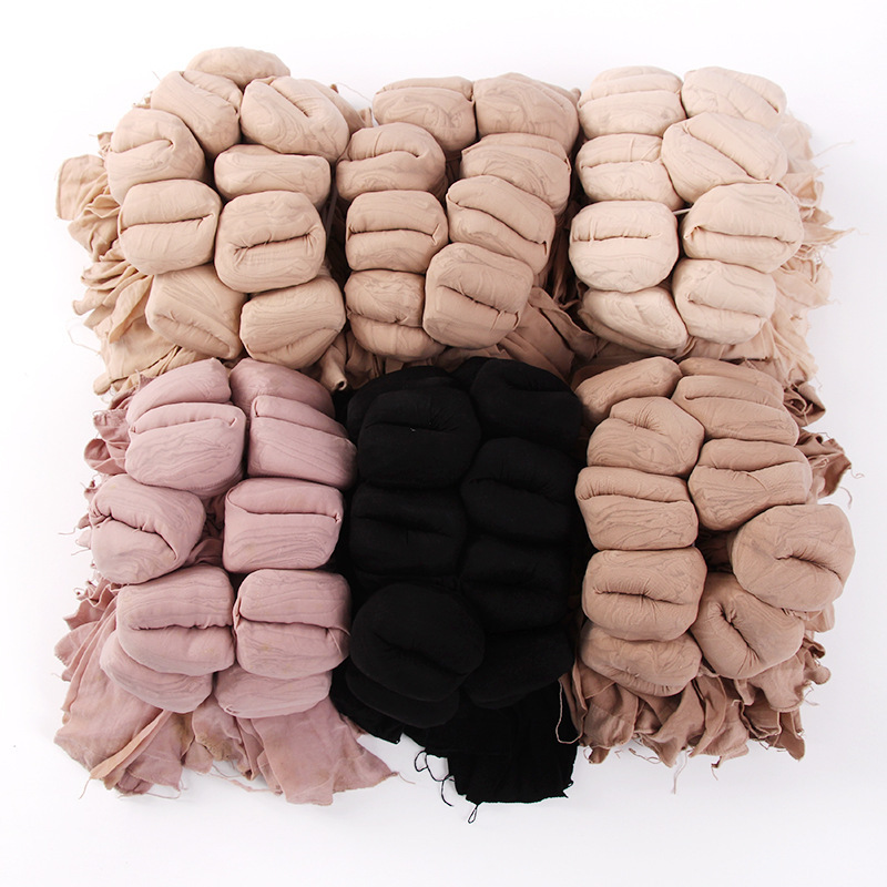 Spring and Summer ultra-thin transparent cored silk wool socks women's short stockings stall socks invisible pair socks manufacturer batch