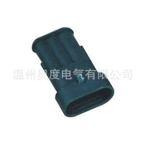 生产供应DJ7031-1.5-11 正品三芯大电流防水插头 圆形汽车接插件