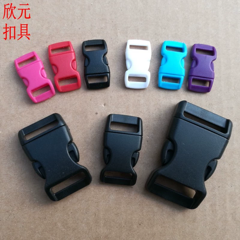 Заводская поставка Литая Пряжка Нерегулируемая Пряжка для рюкзака с лентой POM 1 см Маленькая Пряжка Пластиковая пряжка