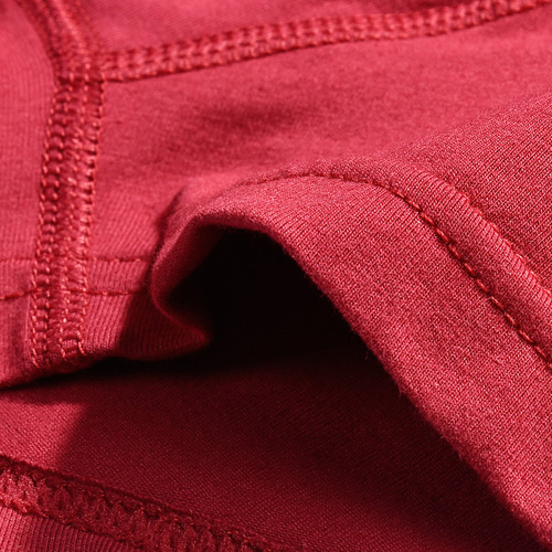 Men's underwear cotton open combed cotton boxer briefs mid-rise loose boxer briefs fashionable large size boxer briefs