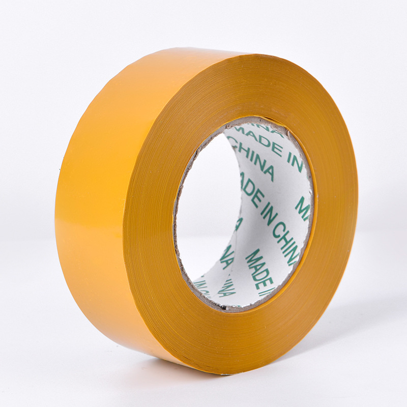 Caja de sellado transparente beige embalaje cinturón ancho 6,0 cm * espesor 3,0 amarillo expreso cinta venta directa la fábrica al por mayor