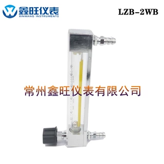LZB-2空气玻璃转子流量计 小流量带调节阀玻璃管转子浮子流量计