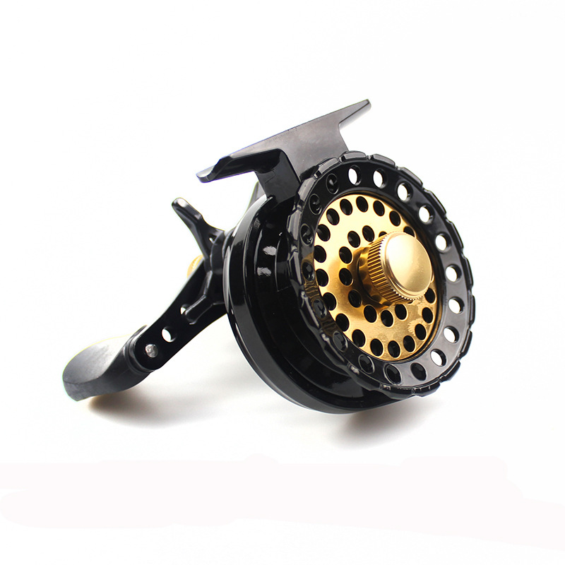 Jinsuiwang plástico micro plomo balsa rueda de pesca carrete de pesca caña de pescar rueda