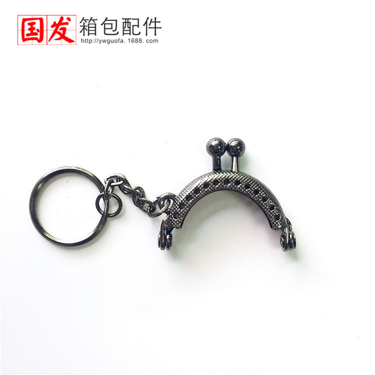 4cm de aleación semicircular que llavero juguete agujero 4cm semicircular oro mini oro de cuatro colores