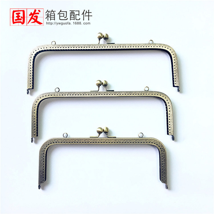 24 27 29cm cuadrado relieve bate cabeza de oro bronce serie de oro grande boca