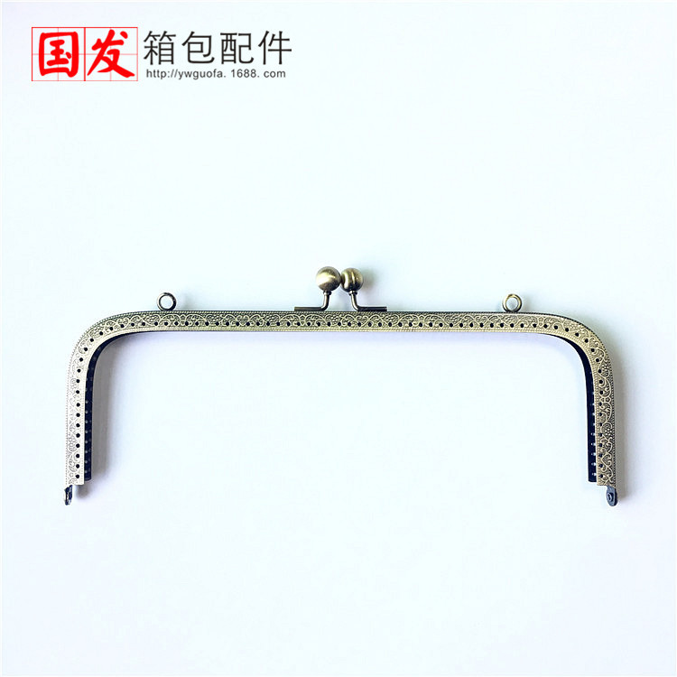 24 27 29cm cuadrado relieve bate cabeza de oro bronce serie de oro grande boca