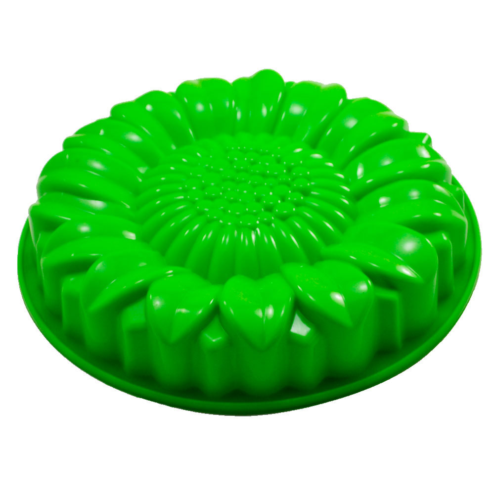 Cross-Border Baking Silicone Baking Tray Sunflower Step Stone Mold Sunflower Bread Mold DIY Concrete Garden Mold