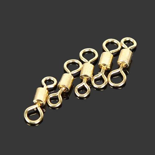Fishing Tackle Accessories, Mother and Son Swivel, Mother and Son Eight-Shaped Ring, Gold-Plated Eight-Shaped Ring, Fishing Small Accessories, Factory Wholesale
