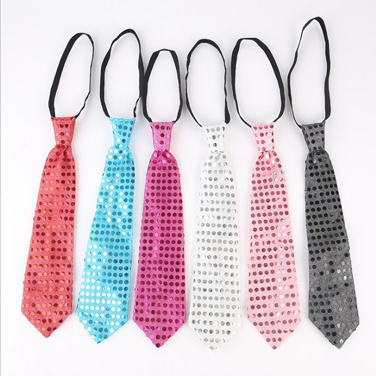 Nuevos hombres y mujeres etapa rendimiento LED sequined tie universal casual tie night show pajarita luminosa al por mayor