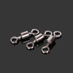 New bulk 8-word ring fishing gear small accessories stainless steel connector American connector wholesale for large, medium, and small fish gear
