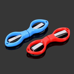 Cross-border fishing tool new plastic travel folding gift scissors stretch octagonal fishing line scissors glasses scissors