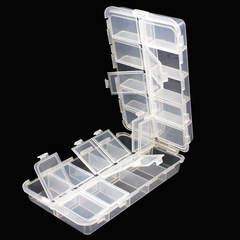 Weihe Folding Fishing Gear Box/Fishing Gear Accessories Box (16.6*9.7*4.1cm) Lure Box Accessories Box