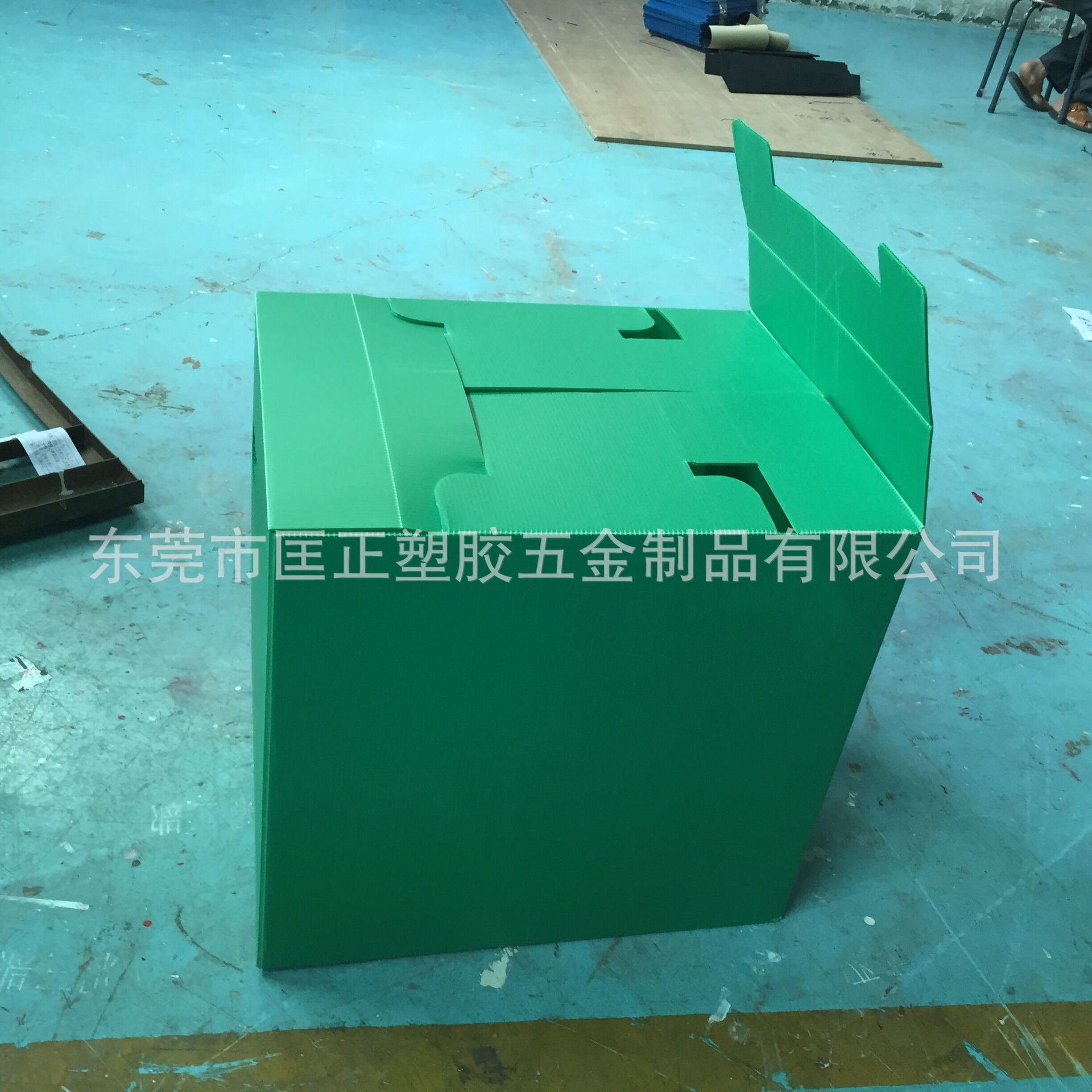 PP中空板设计绿色塑料中空板箱纸箱型中空板折叠包装箱收纳