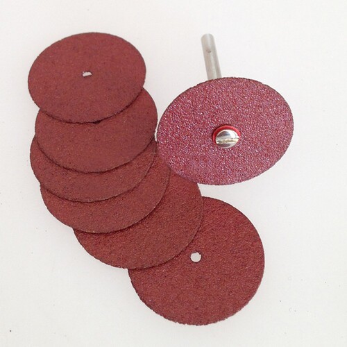 Electric grinder accessories, small resin slices, mini micro grinding wheel cutting blades, thin iron saw blades, 36 pieces per box