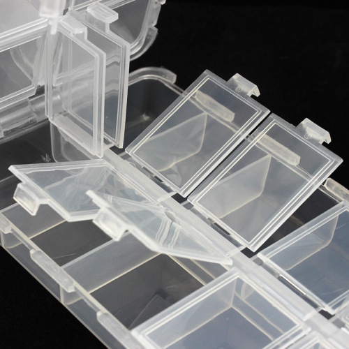Weihe Folding Fishing Gear Box/Fishing Gear Accessories Box (16.6*9.7*4.1cm) Lure Box Accessories Box