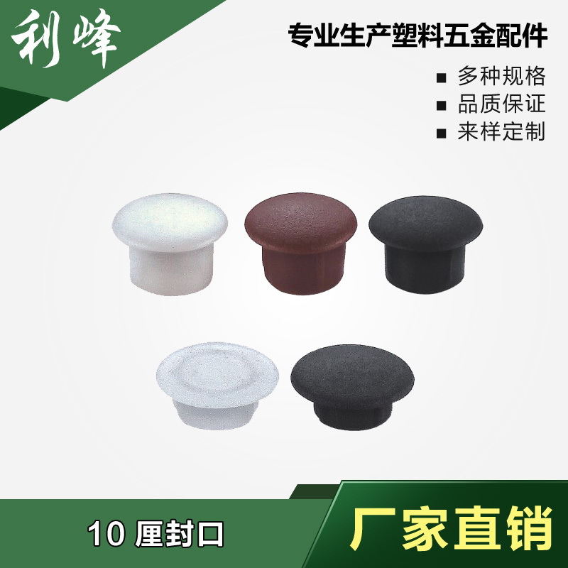利峰 10厘封口 塑胶孔塞 塑料封口盖 塑料孔塞 孔脚塞 孔胶塞配件