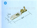 厂家生产DJ611-6.3A DJ611-6.3B 铜镀锡连带接线端子