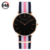 Japanese quartz waterproof watch for leisure, 40mm, simple and elegant design