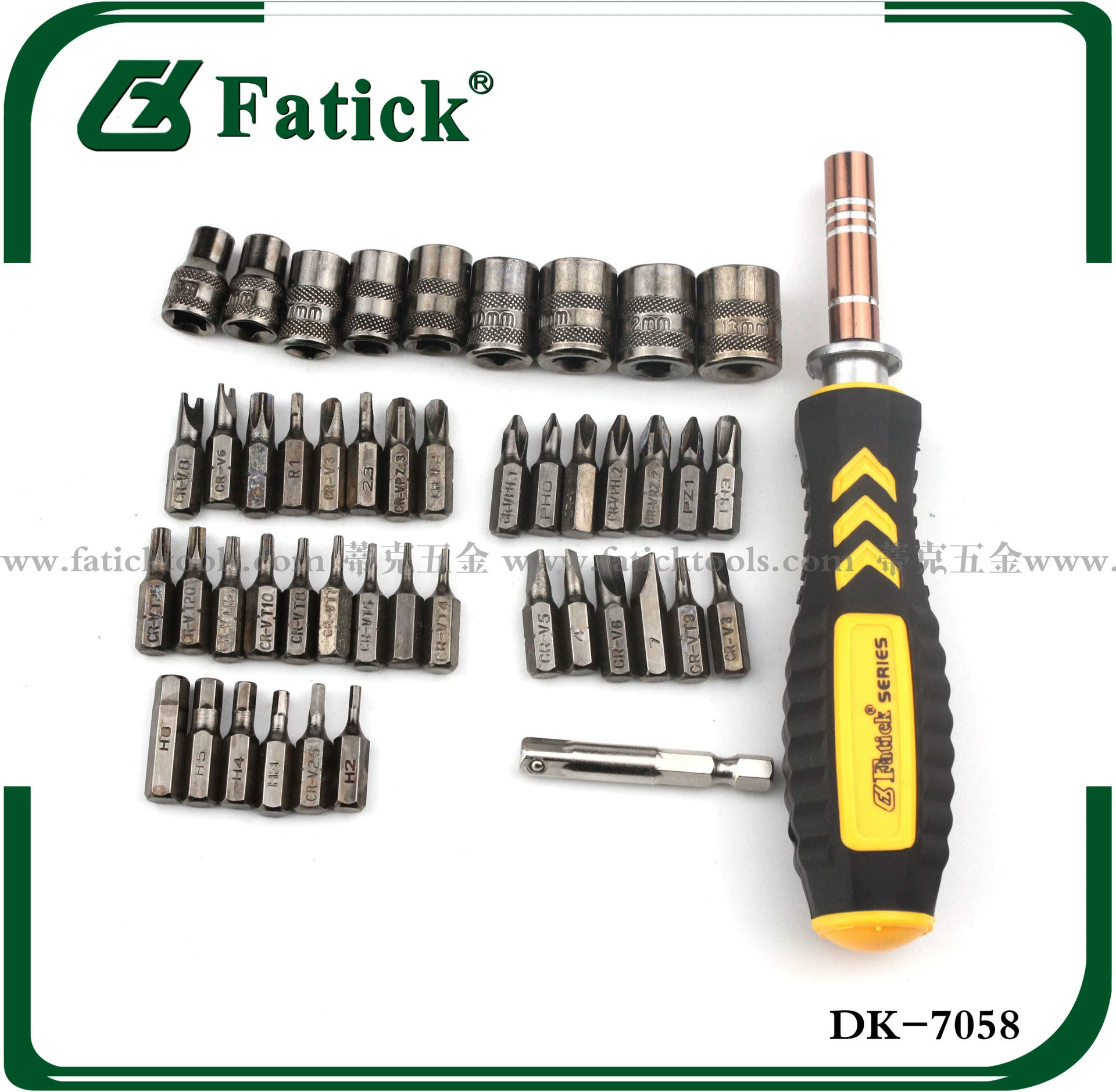 Tools set, screwdriver