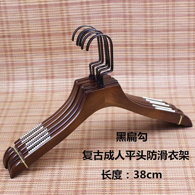 38cm women's flat head non-slip [black flat hook]