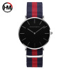 Japanese quartz waterproof watch for leisure, 40mm, simple and elegant design